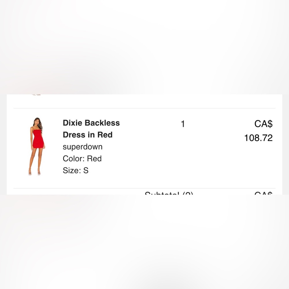 Backless Mini Red Dress - Picture 6 of 6